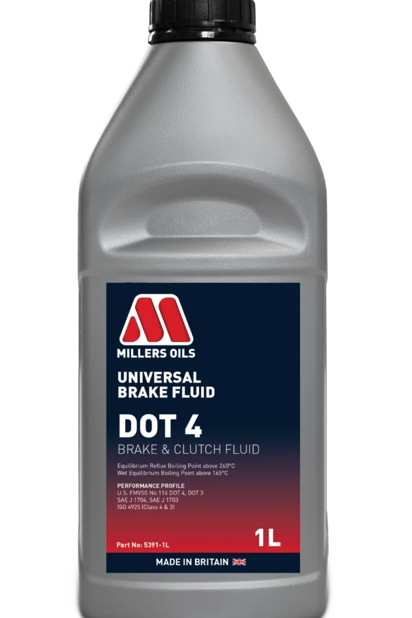 Universele remvloeistof DOT 4 - Brake Fluid Dot 4 Millers Oils