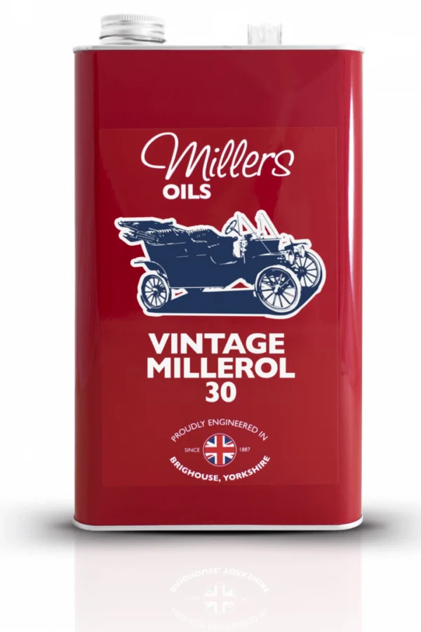 Vintage Monograde Olie Millerol 30 Millers Oils