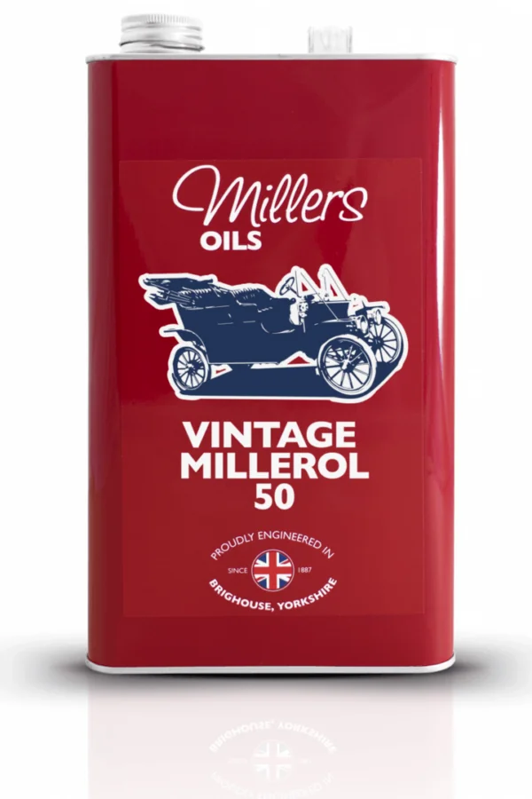 Vintage Monograde Olie Millerol 50 Millers Oils