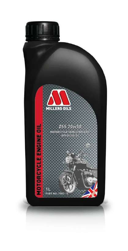 ZSS 20w50 Viertakt Motorolie Semi Synthetisch Millers Oils - Afbeelding 2